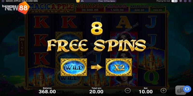Nổ Hũ Magic Apple Slot Game Quay Đổi Thưởng NEW88 7 nổ hũ Magic Apple Slot
